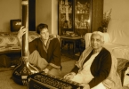 Dr. Francesca Cassio and Smt. Girija Devi during a class in Kolkata, 2006