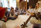 Teaching a vocal class in Sultanpur Lodhi