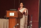 Dr. Cassio Francesca during a lecture at Habitat Centre, New Delhi 2015.