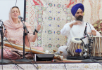 Dr. Cassio and Parminder Singh Bhamra, performing at the Glen Cove Gurdwara on Vaisakhi day 2016