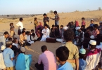 Picture 4 - Barnawa 2011. Recording session with the Langa community in the Thar desert.